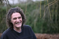 Jim in Go Birch's garden Jan 15, 2011